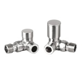 Cutout image of Redroom by Barwick Chrome Corner Round Manual Radiator Valves